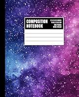 Algopix Similar Product 9 - Composition Notebook Purple Starry