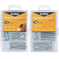 Algopix Similar Product 16 - KURUI Hanging Nails and Wood Screws