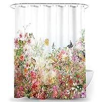 Algopix Similar Product 7 - BECAN Floral Shower CurtainBeautiful