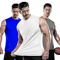 Algopix Similar Product 19 - DRSKIN Mens 3 Pack Quick Dry Muscle