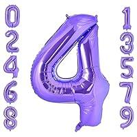 Algopix Similar Product 19 - Vonokee 40 Inch Purple Giant Number