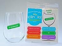 Algopix Similar Product 5 - Clingks 12 Drink Markers  HAPPY HOUR 