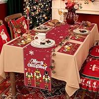 Algopix Similar Product 18 - Kopinma 7pcs Nutcracker Table Runner