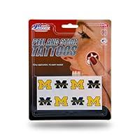 Algopix Similar Product 1 - NCAA Michigan Wolverines Face Tattoos