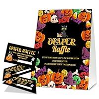 Algopix Similar Product 12 - Halloween Baby Shower Game Set Pumpkin