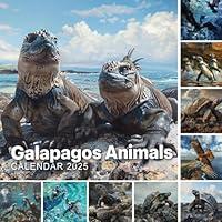 Algopix Similar Product 1 - Galapagos Animals Calendar 2025 365