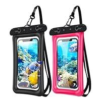 Algopix Similar Product 3 - 2 Pack Waterproof Floating Phone Pouch