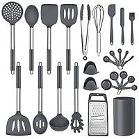 Algopix Similar Product 20 - LIANYU 27 PCS Cooking Kitchen Utensils