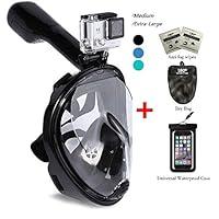 Algopix Similar Product 14 - 180 Snorkel Mask View for Adults and