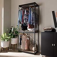 Algopix Similar Product 3 - Baxton Studio Gavin Black Metal 3Shelf