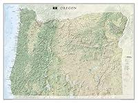 Algopix Similar Product 8 - National Geographic Oregon Wall Map