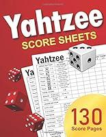 Algopix Similar Product 6 - Yahtzee Score Sheets Large Score Pads