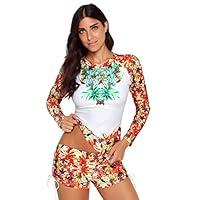 Algopix Similar Product 5 - Womens Raglan Long Sleeve Rash Guard