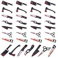 Algopix Similar Product 11 - FOIMAS 28pcs Mini Fake Knife Halloween