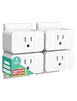 Algopix Similar Product 20 - meross WiFi Smart Plug Mini 15 Amp 