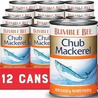 Algopix Similar Product 7 - Bumble Bee Chub Mackerel 15 oz Can