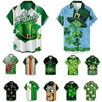 Algopix Similar Product 1 - St Patricks Day Hawaiian Shirt for Men