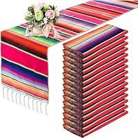 Algopix Similar Product 6 - 15 Pcs Mexican Table Runner Fiesta