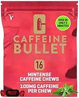 Algopix Similar Product 8 - Caffeine Bullet 16 Mint Caffeine Chews