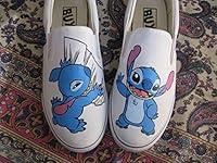 Algopix Similar Product 4 - Disney Stitch Shoes Hand Painted Anime