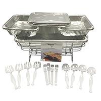 Algopix Similar Product 5 - 30 Piece Chafing Buffet Set Includes 6