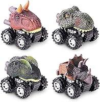 Algopix Similar Product 14 - Pull Back Dinosaur Toys 1Pack Car for