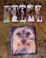Algopix Similar Product 14 - CUTE DOG PUPPIES CIGARETTE CASE LIGHTER