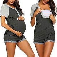 Algopix Similar Product 13 - Ekouaer Womens Short Sleeve Button