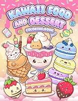 Algopix Similar Product 5 - Kawaii Food and Dessert Coloring Book