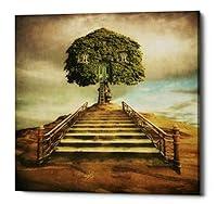 Algopix Similar Product 2 - Epic Graffiti Treeshouse Giclee Canvas