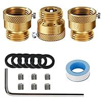 Algopix Similar Product 1 - 3 Pack SUNROAD LeadFree Brass 34