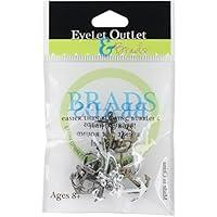 Algopix Similar Product 4 - Eyelet Outlet Anchor Brads, Metallic