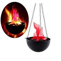 Algopix Similar Product 20 - Hanging Flame Light Halloween LED Fake