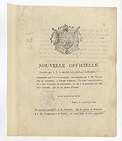 Algopix Similar Product 6 - French Grand Army  Printed Bulletin 