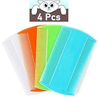 Algopix Similar Product 18 - Flea Comb for Cats 4 Pcs Lice Comb for