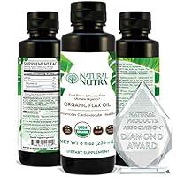 Algopix Similar Product 2 - Natural Nutra Organic Flaxseed Oil