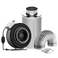 Algopix Similar Product 3 - VIVOSUN 8 Inch 740 CFM Inline Fan with