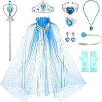 Algopix Similar Product 14 - 9 Pcs Girls Princess Cape Set Frozen