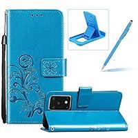 Algopix Similar Product 3 - Blue Leather Case for Samsung Galaxy