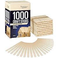 Algopix Similar Product 18 - Artlicious 1000 Pcs Wood Craft Sticks
