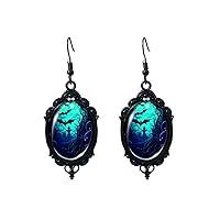 Algopix Similar Product 13 - Gothic Bat Earrings for Women Vintage