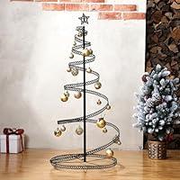 Algopix Similar Product 5 - Yaocom 4 ft Metal Spiral Christmas Tree