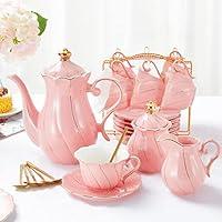 Algopix Similar Product 3 - DUJUST 22 pcs Porcelain Tea Set for 6