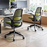 Algopix Similar Product 7 - 2 Pack Hard Clear Chair Mats for Carpet