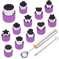 Algopix Similar Product 10 - TIMGOU 12 Pcs Vegetable Fruit Cutter
