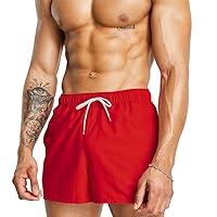 Algopix Similar Product 6 - Mlgaril Mens Red Swim Trunks 5 with