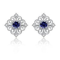 Algopix Similar Product 13 - Small Blue Sapphire Sterling Silver