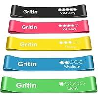 Algopix Similar Product 17 - Gritin Resistance Bands Set of 5