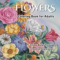 Algopix Similar Product 15 - Flowers Coloring Book for Adults