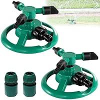 Algopix Similar Product 6 - 2 Pack Sprinklers for Yard 360Rotating